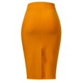 thumbnail image 4 of MixMatchy Women's Casual Classic Bodycon Pencil Skirt, 4 of 5