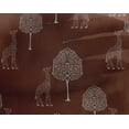 thumbnail image 4 of oneOone Georgette Viscose Fabric Tree & Giraffe Block Decor Fabric Printed BTY 42 Inch Wide, 4 of 4