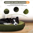 thumbnail image 2 of Cama Ortopédica Impermeable para Perros Medianos y Pequeños Verde con Almohada Lavable, 2 of 9