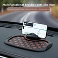 thumbnail image 2 of Car Dashboard Non-Slip Mat with Phone Holder Parking Number Plate Spot, 2 of 8