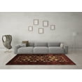 thumbnail image 3 of Ahgly Company Indoor Rectangle Oriental Brown Industrial Area Rugs, 4' x 6', 3 of 4