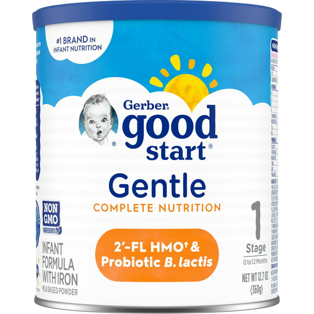 Gerber Good Start GentlePro Non-GMO Powder Infant Formula with Iron, 12.7 oz Canister