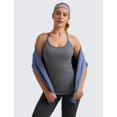 thumbnail image 3 of Musculosa CRZ YOGA sin costuras con corpiño incorporado Gris M, 3 of 8