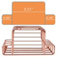 thumbnail image 4 of Linkidea Soporte de pared para cepillo de dientes para ducha, soporte de acero inoxidable para cepillo de dientes, montaje en pared/encimera, organizador de 3 ranuras compatible con Colgate Extra Clea, 4 of 5