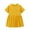 Yellow, variant on Esaierr Kids Baby Summer Dresses for Girls,2-8Y Little Girls Short Sleeve Dresses Casual Cotton Summer Kids Dress