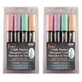 thumbnail image 2 of Marvy Uchida Bistro Chalk Markers, Chisel Tip 4-Color Set, Blush Pink, Peppermint, Pastel Peach, Pale Violet, 2 Sets, 2 of 2