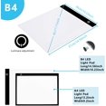 thumbnail image 2 of 21Pcs 5D Diamond Painting B4 LED Light Pad Tracer with USB Powerd - Ultra-Thin Portable Dimmable Brightness Light Box, 2 of 7