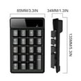 thumbnail image 4 of Small-size USB Wired Numeric Keypad 19 Keys Digital Keyboard For Laptop Notebook Tablets, 4 of 9