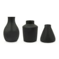 thumbnail image 3 of Weddingstar 3-Piece Clay Table Vase Set - Black, 3 of 3