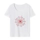 thumbnail image 1 of Camiseta para mujer con cuello redondo, ropa de calle, camiseta básica para viaje a la playa femenina XL, 1 of 7