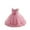 Hot Pink, variant on breaise Flower Girls Ruffles Sequins Dress Vintage Wedding Bridesmaid Party Dresses Holiday Kids formal Pageant Gown