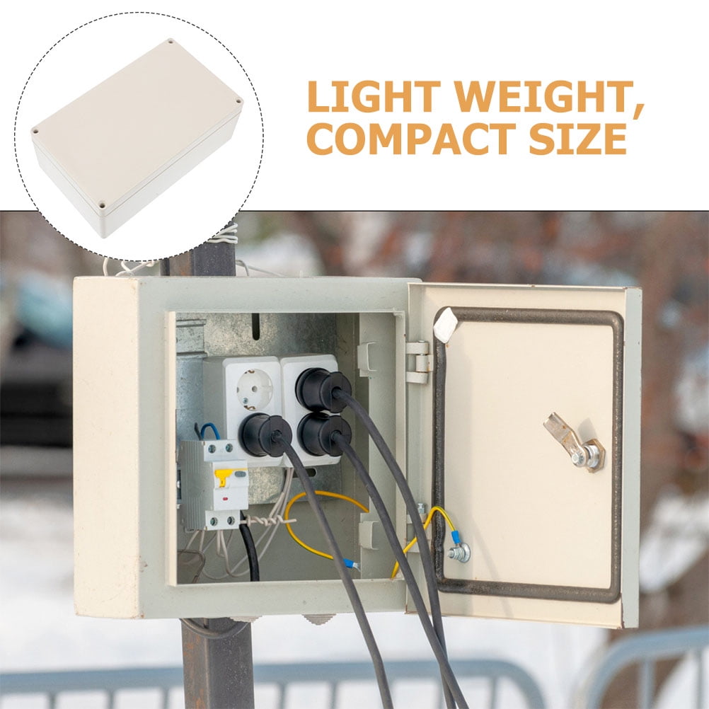 GOOHOCHY 2 Pcs Outdoors Waterproof Junction Box 20.00X12.00X7.50CM