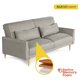 thumbnail image 2 of Sofá Cama Makora Anicka con Memory Foam Color Gris Claro Lino Respaldo Reclinable de 3 Posiciones, 2 of 6