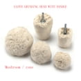 thumbnail image 4 of Almohadillas De Pulido En Forma De Rueda De Pulido De Cono De Tela De Algodón, Herramienta De Limpieza De Coche, Cepillo De Lavado De Llantas De Rueda Neumática Methold VI004278-00, 4 of 5