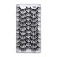 thumbnail image 1 of Pestañas postizas de visón sintético, paquete de 10 pares, pestañas 8D dramáticas, estilo ojo de gato con volumen, paquete múltiple de pestañas de visón, 1 of 4