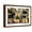 Brown Frame, variant on Art.com Cheese for Sale at a Market Stall, Lourmarin, Vaucluse, Provence-Alpes-Cote D'Azur, France Photographic Print, White Frame Wall Art, 29" x 21"