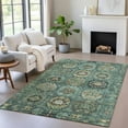 thumbnail image 6 of Dalyn Rugs Machine Washable Indoor/Outdoor Chantille ACN2024 Teal 2'6" x 3'10" Rug, 6 of 9