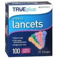 thumbnail image 4 of True Plus Sterile Lancets 33 Gauge, Universal Fit Curve Grip, 100ct, 2-Pack, 4 of 4