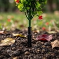 thumbnail image 4 of 60cm Faux Flowering Tree Artificial Shrub Potted Plant for Garden Home Decor,Red, 4 of 6