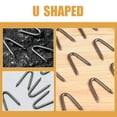 thumbnail image 3 of ROSENICE 140Pcs Iron U Shaped Fence Hardware for Garden Netting Agriculture, 3 of 8