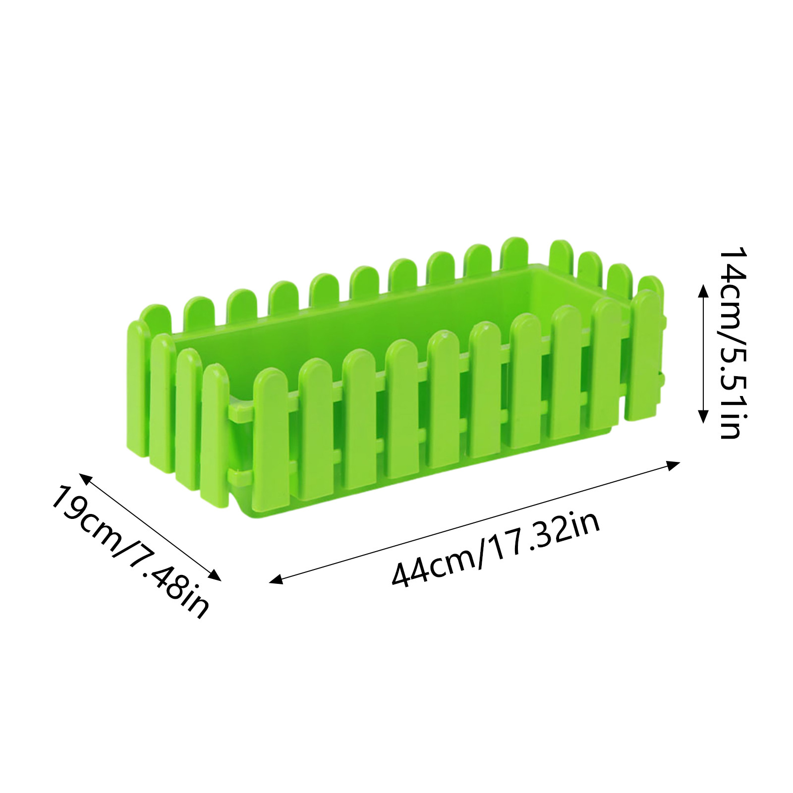 XINGAG Window Boxes, Window Sill Planter, Rectangular Flower Pot, Indoor Outdoor Plant Stand for Balcony, Office, Windowsill, Garden, Indoor Outdoor Use