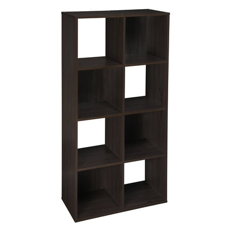 ClosetMaid Cubeicals 8 Cube Storage Shelf Organizer Bookshelf Stackable, Vertical or Horizontal, Easy Assembly, Wood, Espresso Finish (B001M29LDW)