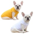 thumbnail image 1 of Chaleco para mascotas de 2 piezas, ropa para perros y gatos, chaleco transpirable de manga corta de verano para mascotas, chaleco para perros sólido 1380, 1 of 6