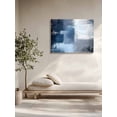 thumbnail image 5 of Navy Blue Grey Wall Art for Living Room,Canvas Picture Wall Decor for Bathroom Bedroom,Modern Ombre Oil Painted Abstract Art Painting Artwork for Office Kitchen Hallway Dining Room Home Decor 20"x24", 5 of 8