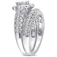 thumbnail image 3 of Everly Women's Diamond Sterling Silver Bridal Set, 3 of 7