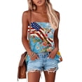 thumbnail image 4 of Summer Tube Tops For Women,Cute Sexy Off Shoulder Print Sleeveless T-Shirt, 4 of 6