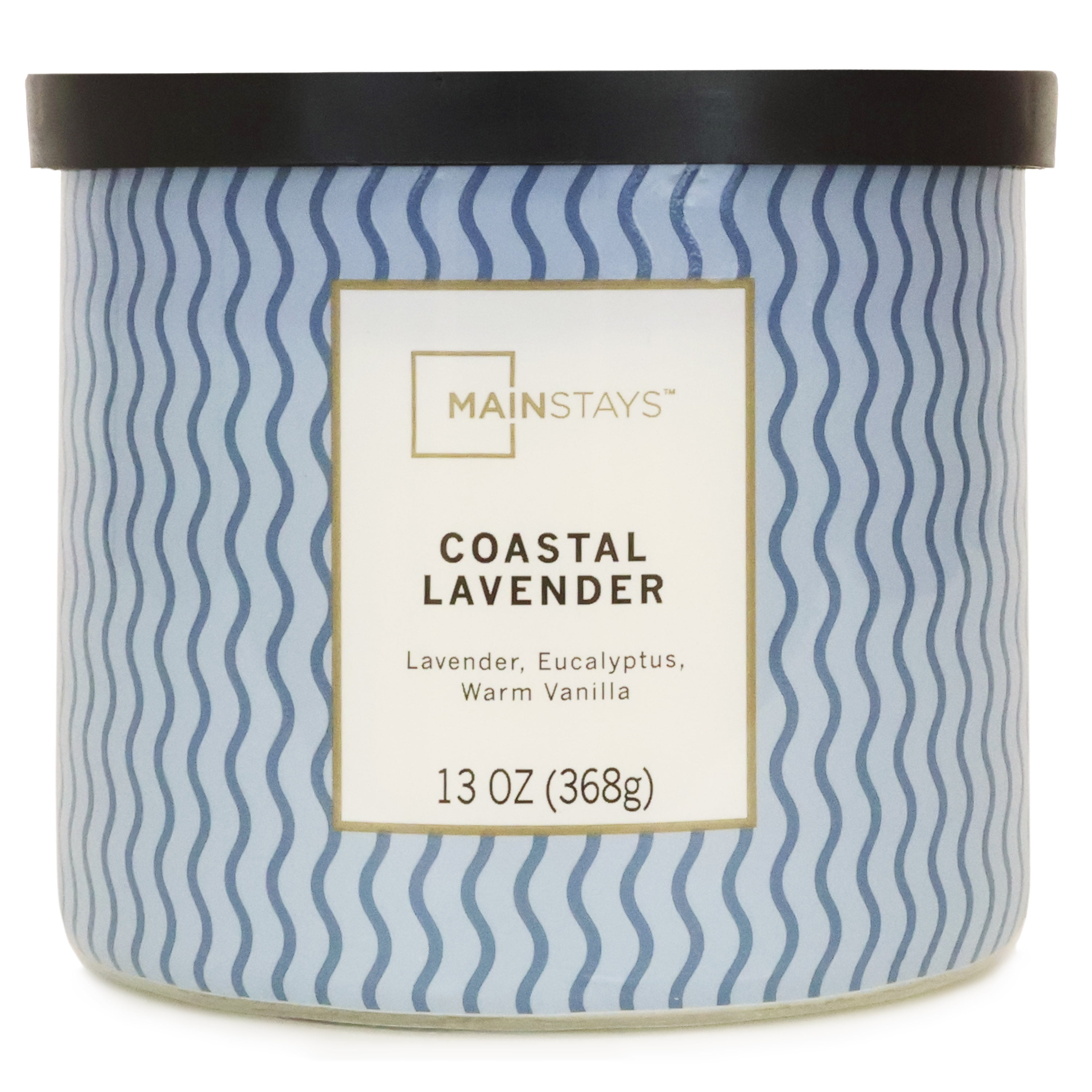 Mainstays 3-Wick Textured Wrap Starlit Skies Candle, 13 Mainstays 3-Wick Textured Wrap Starlit Skies Candle, 13