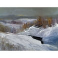 thumbnail image 3 of Finch, Sheila 18x15 Black Modern Framed Museum Art Print Titled - Fresh Snow, 3 of 5
