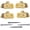 4 Pack, variant on Chasenew 4 Packs Replacement Genuine Front and Rear Basin Brake Pads for Sur Ron Light Bee X/S, Talaria Sting MX3 R/MX4 and Segway X160/X260, Electric Off-Road Bike Replacements