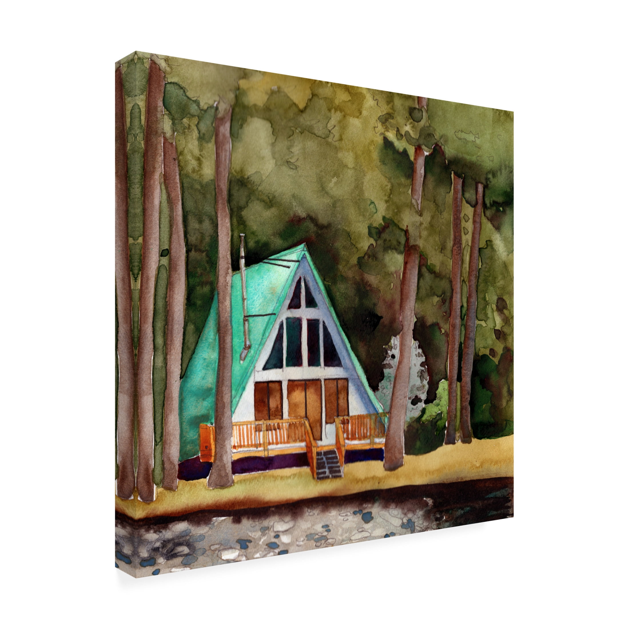 Trademark Fine Art Paul McCreery  Rad Little Cabin I Canvas Wall Art