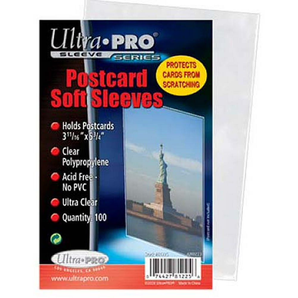 Ultra Pro Postcard Sleeves (100 Sleeves)