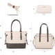 thumbnail image 5 of Set de monedero Montana West, bolso tipo cartera de piel para mujer, 5 of 6