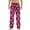 Pants46# Hot Pink, variant on Pants for Men Pyjamas with Pockets Trousers for Men and Women Fashion Cute Cat Pet Print Outdoor Streetwear Casual Pajama Pants