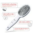 thumbnail image 2 of HAIRtamin Miracle Detangling Brush, One Size, White – Gentle Hair Detangler for Adults and Kids, 2 of 7