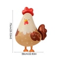 thumbnail image 3 of PEIBang Easter Foil Balloon,Cute Chicken Shaped Balloon for Happy Easter Themed Party Decorations Supplies, 3 of 6