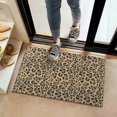 thumbnail image 2 of Brown and Black Leopard Print Door Rugs,Washable Non Slip Door Mats Indoor,Decorative Door Mats,Entry Mat Indoor for Entrance,Bedroom,Kitchen,Bathroom,16"x24", 2 of 6