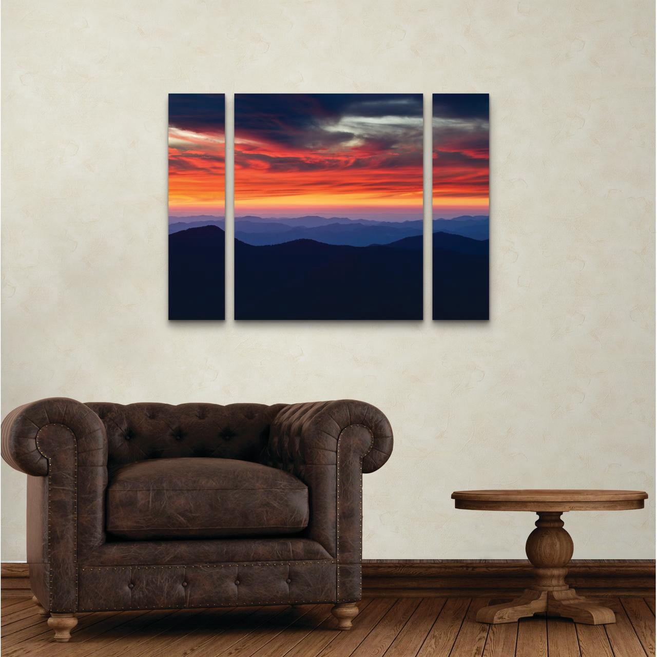 Trademark Fine Art 'Mount Mitchell Sunset' Canvas Art by Pierre Leclerc