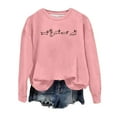 thumbnail image 1 of WEAIXIMIUNG Sweat à Fermeture Éclair Femme Surdimensionné Imprimé Col Rond Tendance Automne/hiver Haut Décontracté, 1 of 2