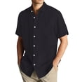thumbnail image 2 of Hawaiian Shirt For Men, Men's Vintage Button Down Bowling Shirts Short Sleeve Summer Beach ShirtL, 2 of 5