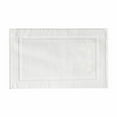 thumbnail image 1 of Xiao Hua 2 alfombrillas de baño clásicas de algodón blanco, absorbentes, para hotel, spa, ducha, baño [no aptas para baño], lavables a máquina., 1 of 5