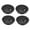 Black, variant on Cable Hole Cover, 2 Inch Zinc Alloy Desk Grommet for Wire Organizer, 4 Pcs (Black)
