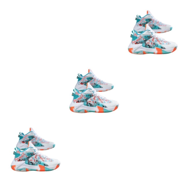 Sonducket Zapatillas de baloncesto para hombre, zapatillas transpirables, atléticas, antideslizantes, de caña alta, para deportes al aire Type1 NO1