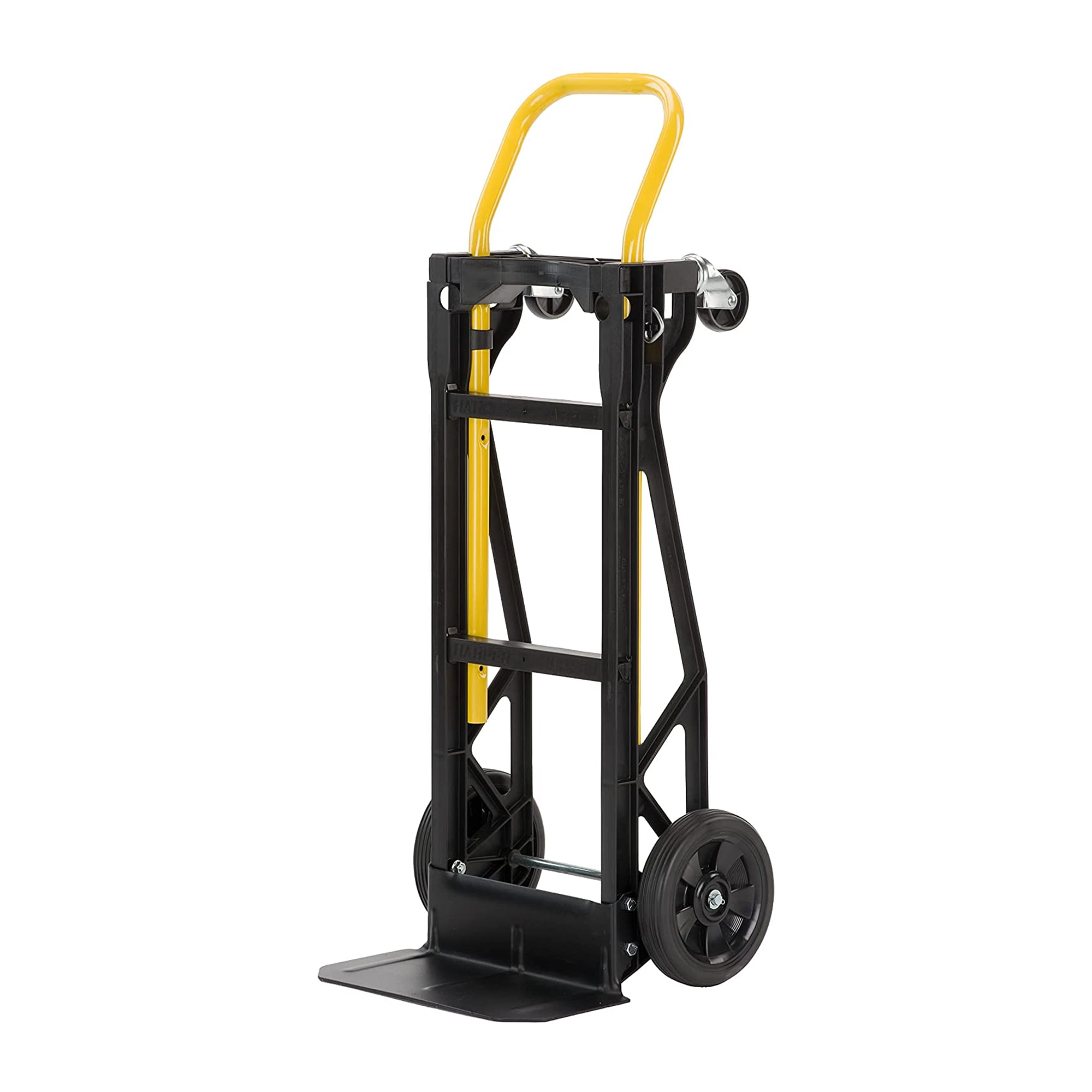 Harper Trucks PJDY2223AKD Hand Truck and Dolly, 400 Lb Capacity, Black