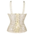 thumbnail image 3 of Corset Top With Straps Sexy Floral Corset And Bustiers Jacquard Overbust Corset Plus Size, 3 of 5