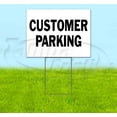 thumbnail image 1 of Customer Parking (18" x 24") Yard Sign, Includes Metal Step Stake, 1 of 6