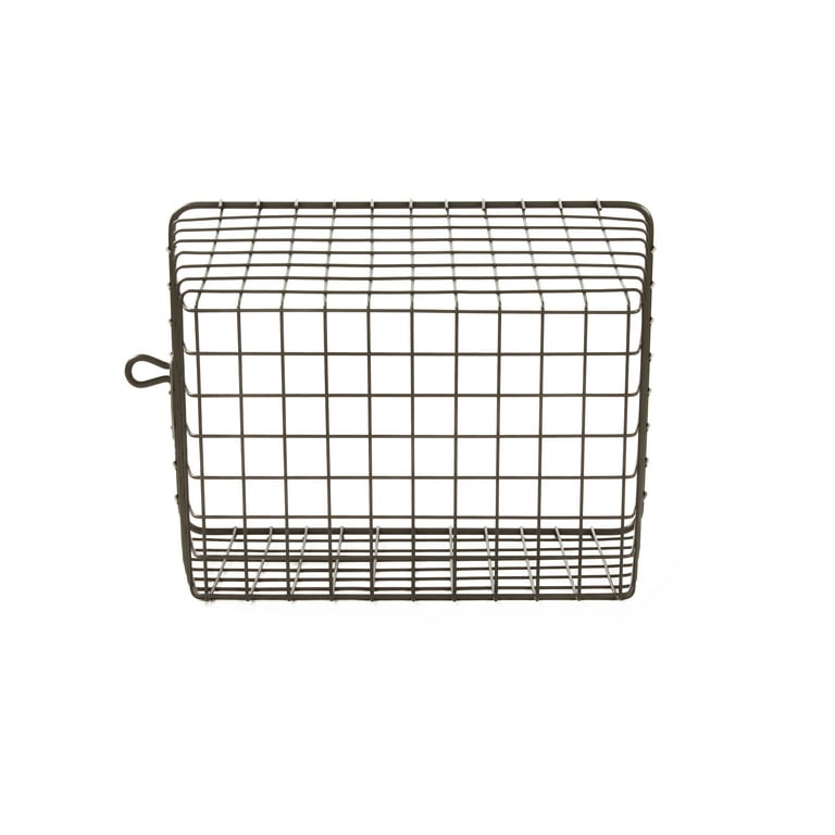 Wire Storage Bins for Kitchen Organization (Set of 2, Industrial Grey) –  SLPR